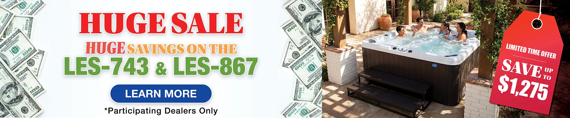 Calspas hot tub being used in a family setting - Gastonia